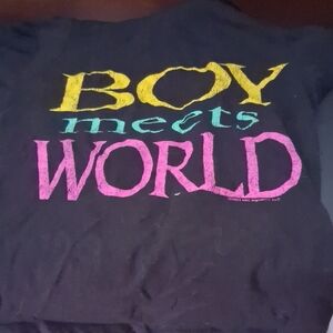 Boy Meets World Black Graphic Tee